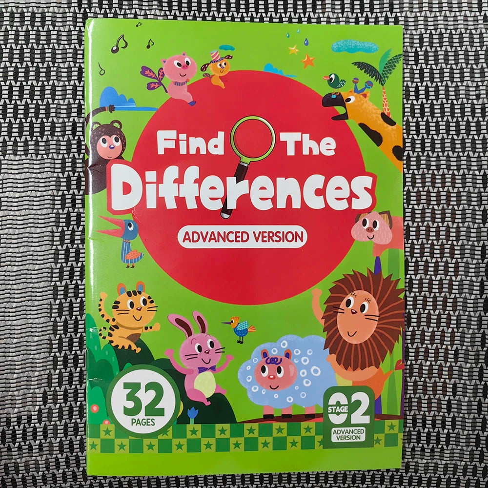 Hidden Differences Activity Book, Featuring 32 Interactive Observation Games and Memory Exercises | Attention and Concentration Training | Visual Perception Skills, Focused Attention Games with Numbered Pages | Find the Quick Pick Grocers